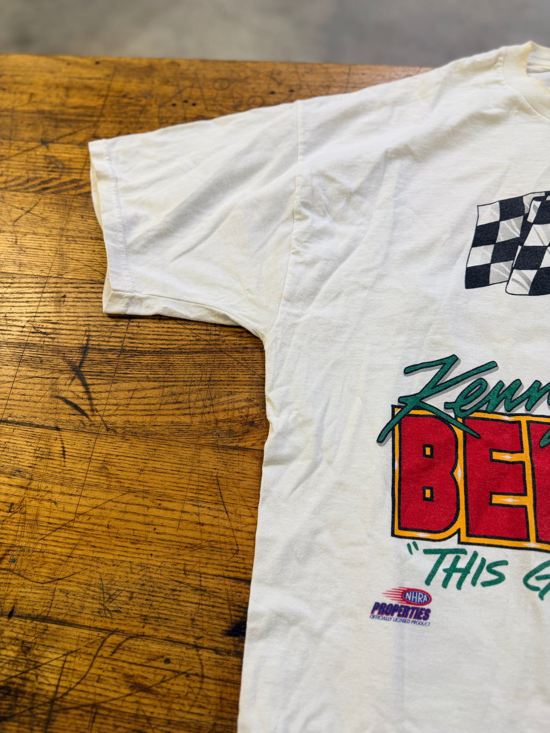 Vintage Kenny Bernstein “Nitro Louie” Budweiser NHRA Tee (Late 90s)
