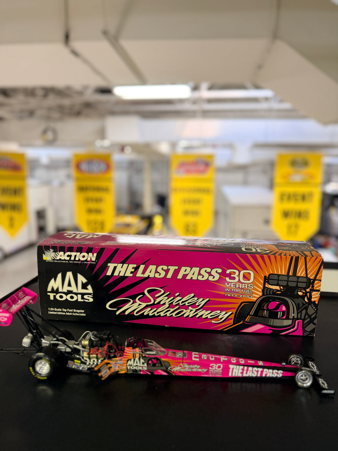 Shirley Muldowney Last Pass 2003 Top Fuel Dragster 1:24 Diecast