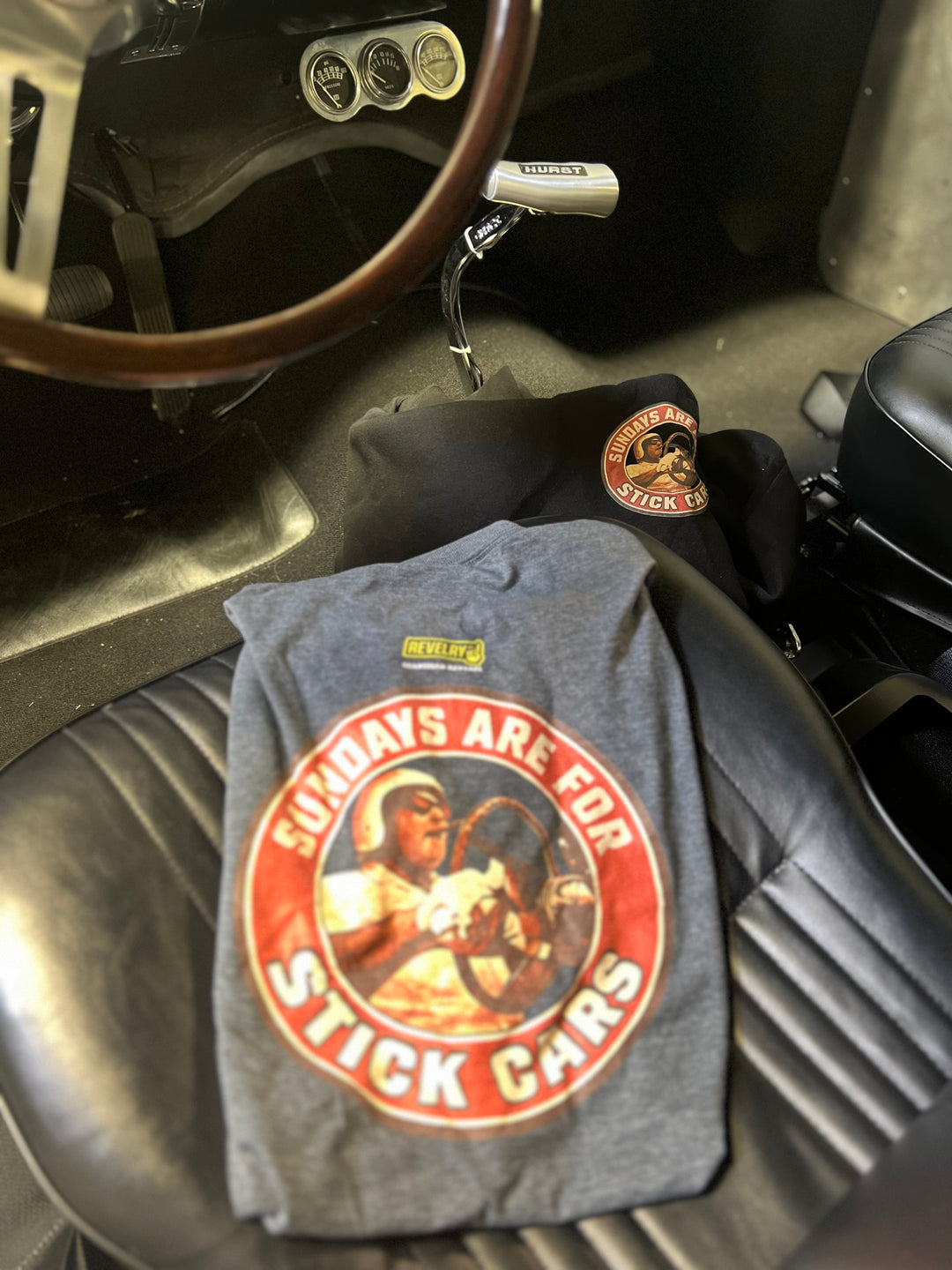 Revelry1 Sundays Are For Stick Cars Softstyle T-Shirt [Unisex]