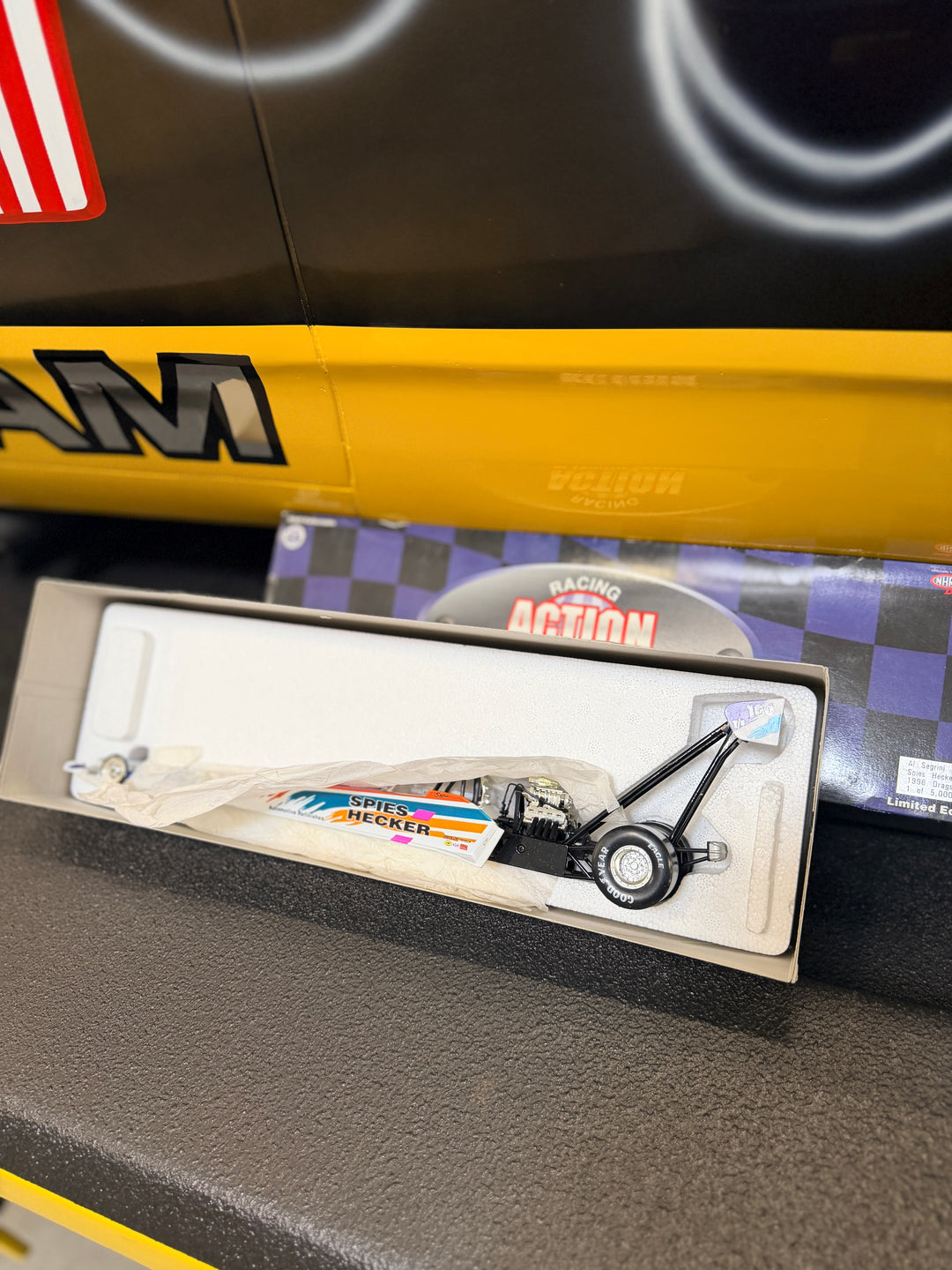 Al Segrini Spies Hecker 1996 Top Fuel Dragster 1:24 – Action NHRA Diecast 1 of 5,000