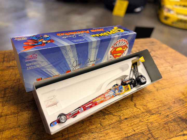 Joe Amato 1999 Superman Top Fuel Dragster Diecast – Limited Edition 1:24 Scale NHRA Collectible (1 of 7,008)