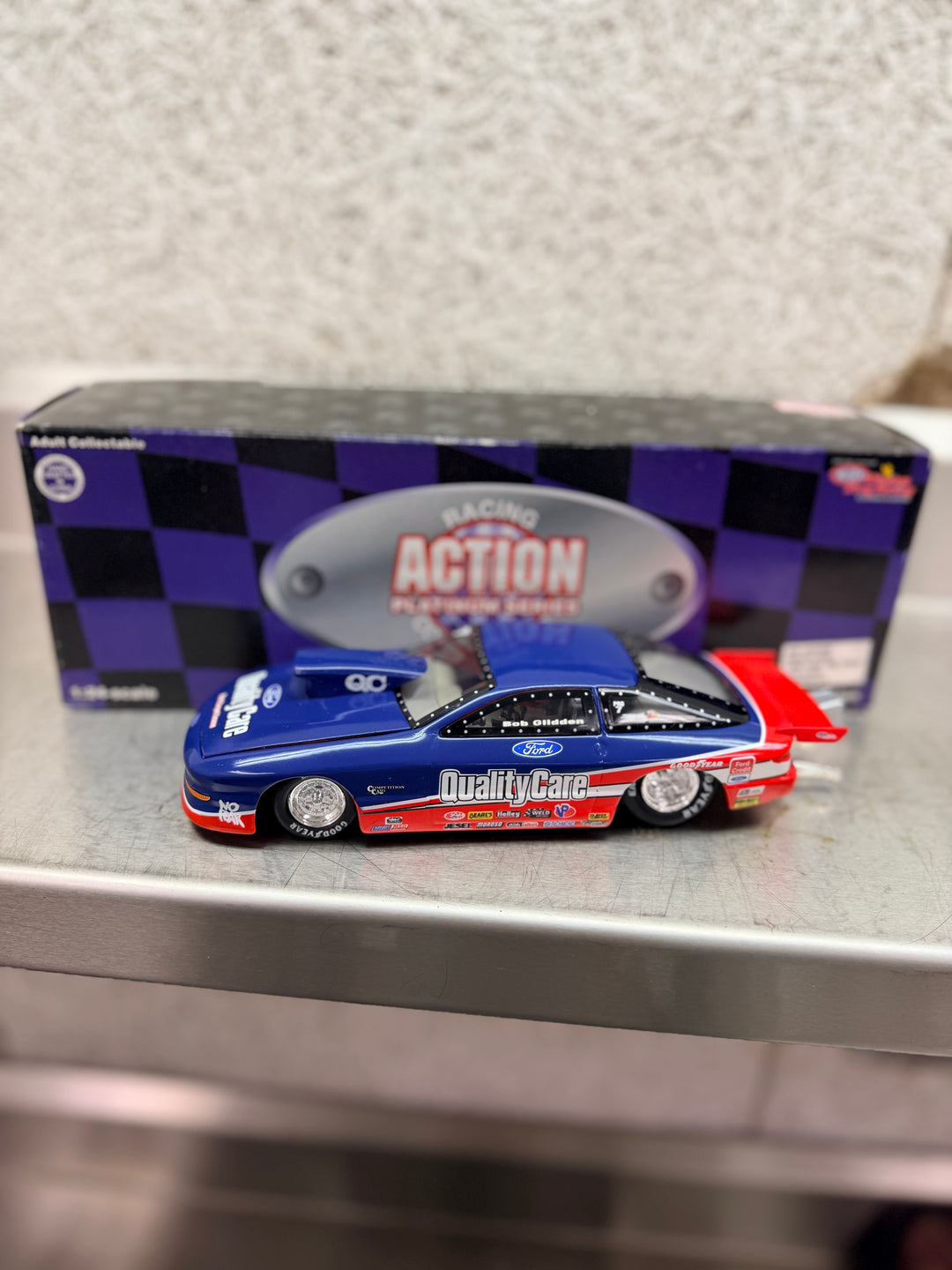 Bob Glidden Quality Care 1996 Ford Probe Pro Stock 1:24 – NHRA Diecast 1 of 6,000