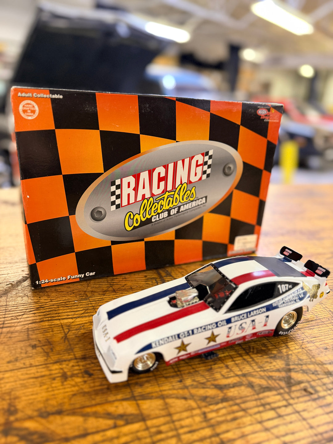 Bruce Larson USA-1 1975 Monza Funny Car 1:24 – 1 of 3,500 RCCA Action NHRA Diecast