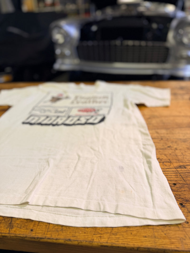 Vintage 1970s Blue Max Racing Tee (Medium) – Beadle & Schmidt NHRA Funny Car Shirt | Dallas Texas Drag Racing