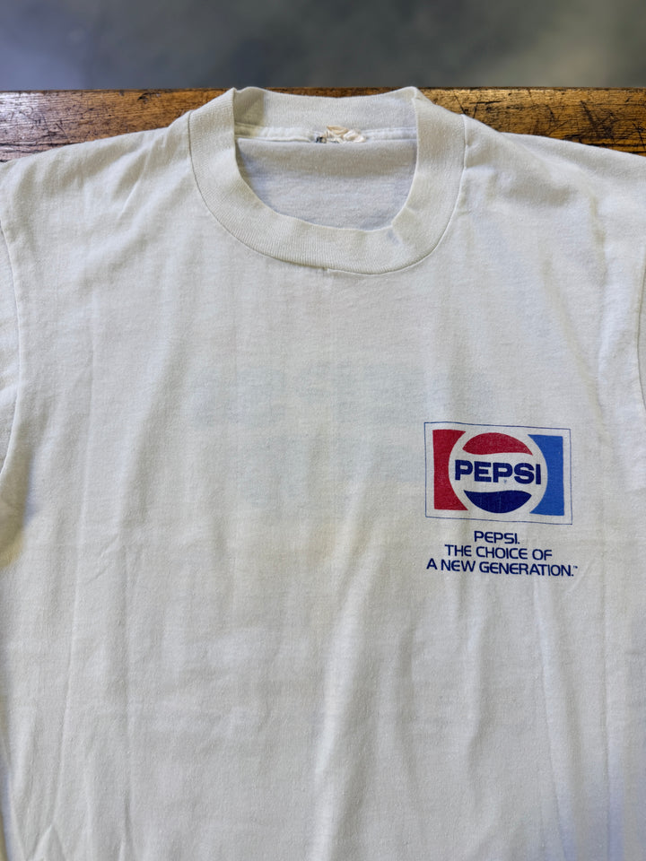 Vintage 1980s Boston Strangler Pepsi Racing Funny Car Tee (Size S/M) – Rare NHRA Alcohol Funny Car Shirt