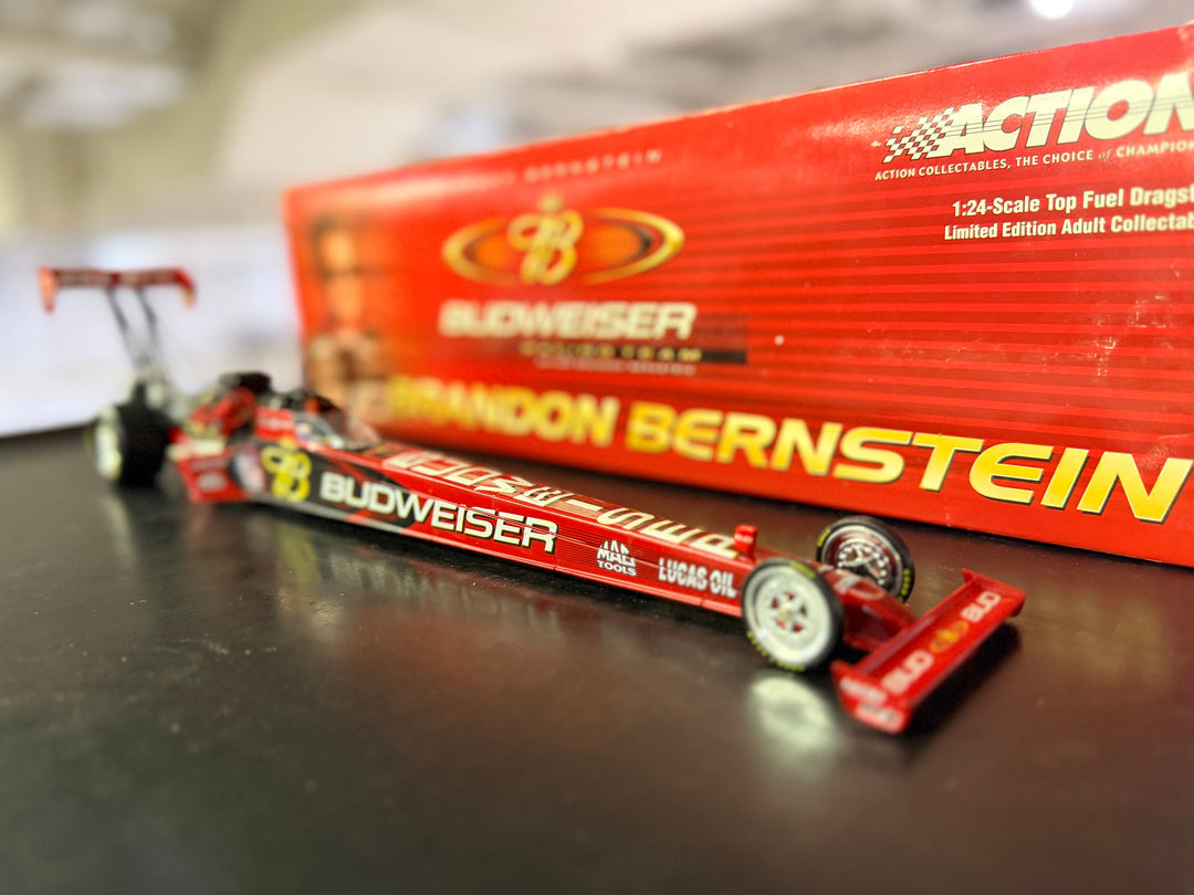 Brandon Bernstein Budweiser 2003 Top Fuel Dragster 1:24 Action ARC Diecast – (1 of 3,804)