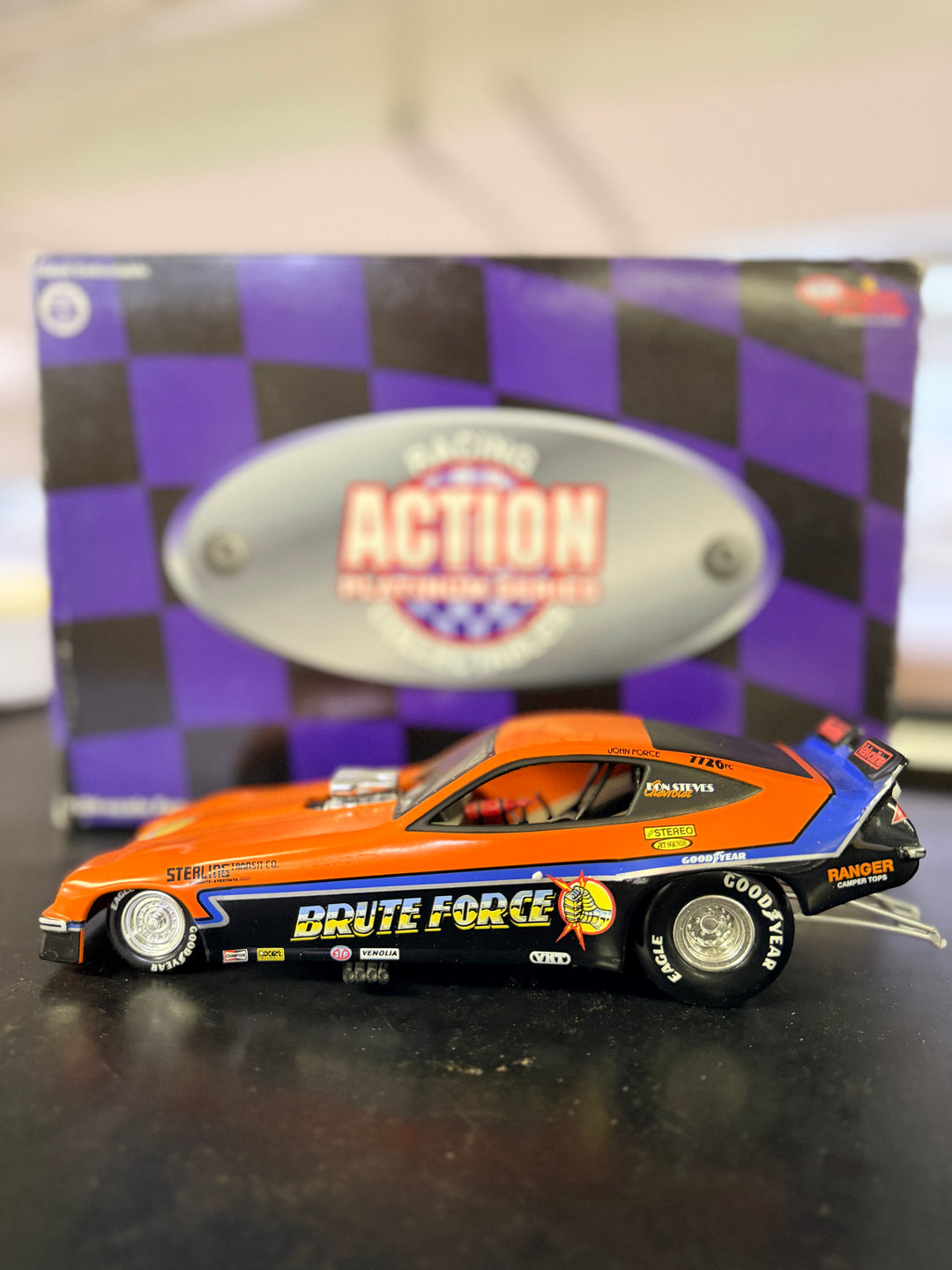 John Force 1978 Brute Force Monza Funny Car 1:24 – Vintage NHRA Diecast 1 of 13,500