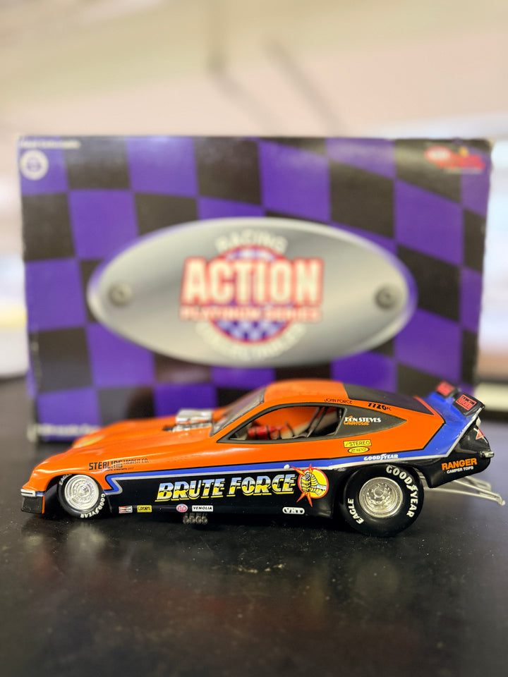 John Force 1978 Brute Force Monza Funny Car 1:24 – Vintage NHRA Diecast 1 of 13,500