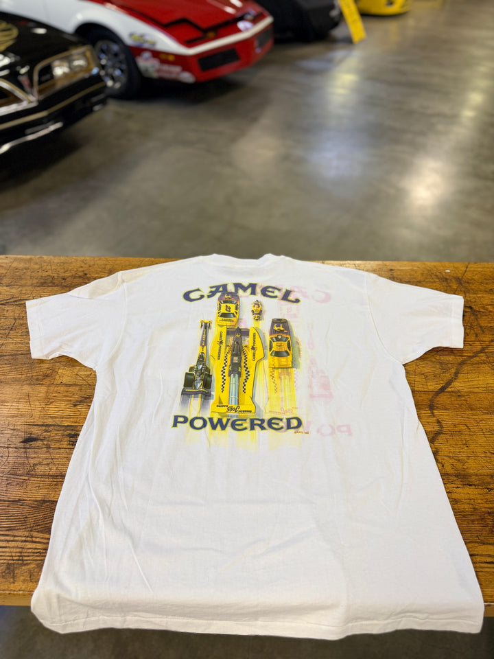 Vintage 1994 Smokin’ Joe’s Racing Camel Powered T-Shirt XL Double Sided Pocket Tee NHRA