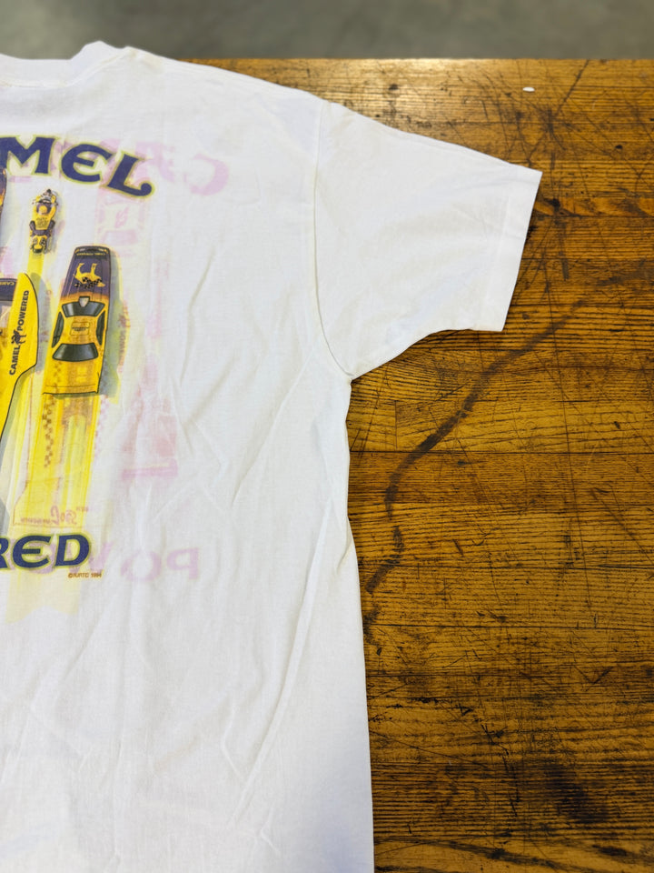 Vintage 1994 Smokin’ Joe’s Racing Camel Powered T-Shirt XL Double Sided Pocket Tee NHRA