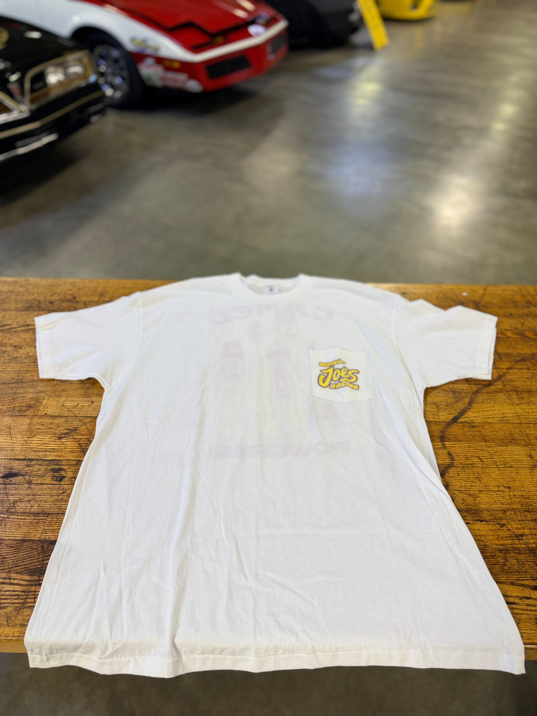 Vintage 1994 Smokin’ Joe’s Racing Camel Powered T-Shirt XL Double Sided Pocket Tee NHRA
