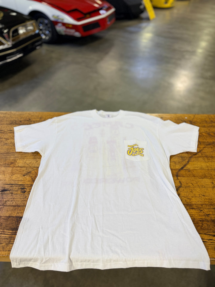 Vintage 1994 Smokin’ Joe’s Racing Camel Powered T-Shirt XL Double Sided Pocket Tee NHRA
