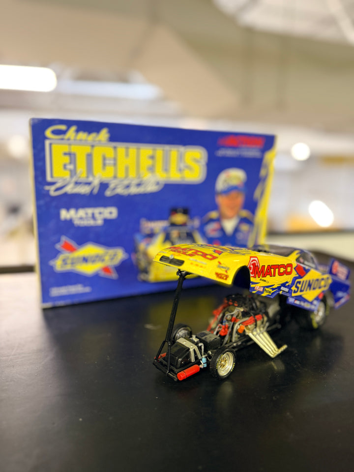 Chuck Etchells 2001 Sunoco Chevy Camaro Funny Car 1:24 – 1 of 3,504 Action NHRA Diecast