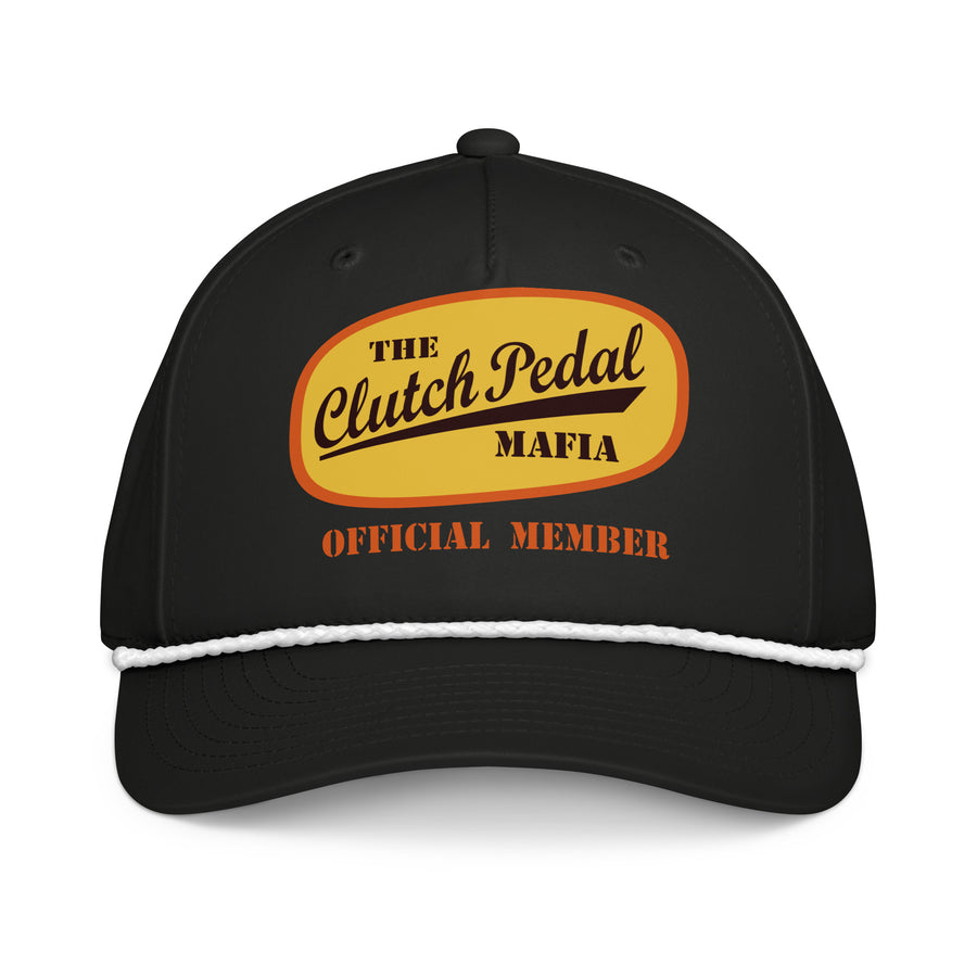 pedal mafia Revelry1 Clutch Pedal Mafia Snapback – Vintage Rope Hat for Manual Transmission Fans
