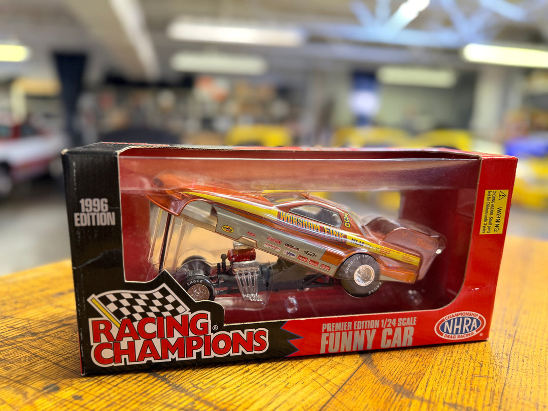 Del Worsham 1996 Worsham & Fink Funny Car Diecast – Racing Champions Premier Edition