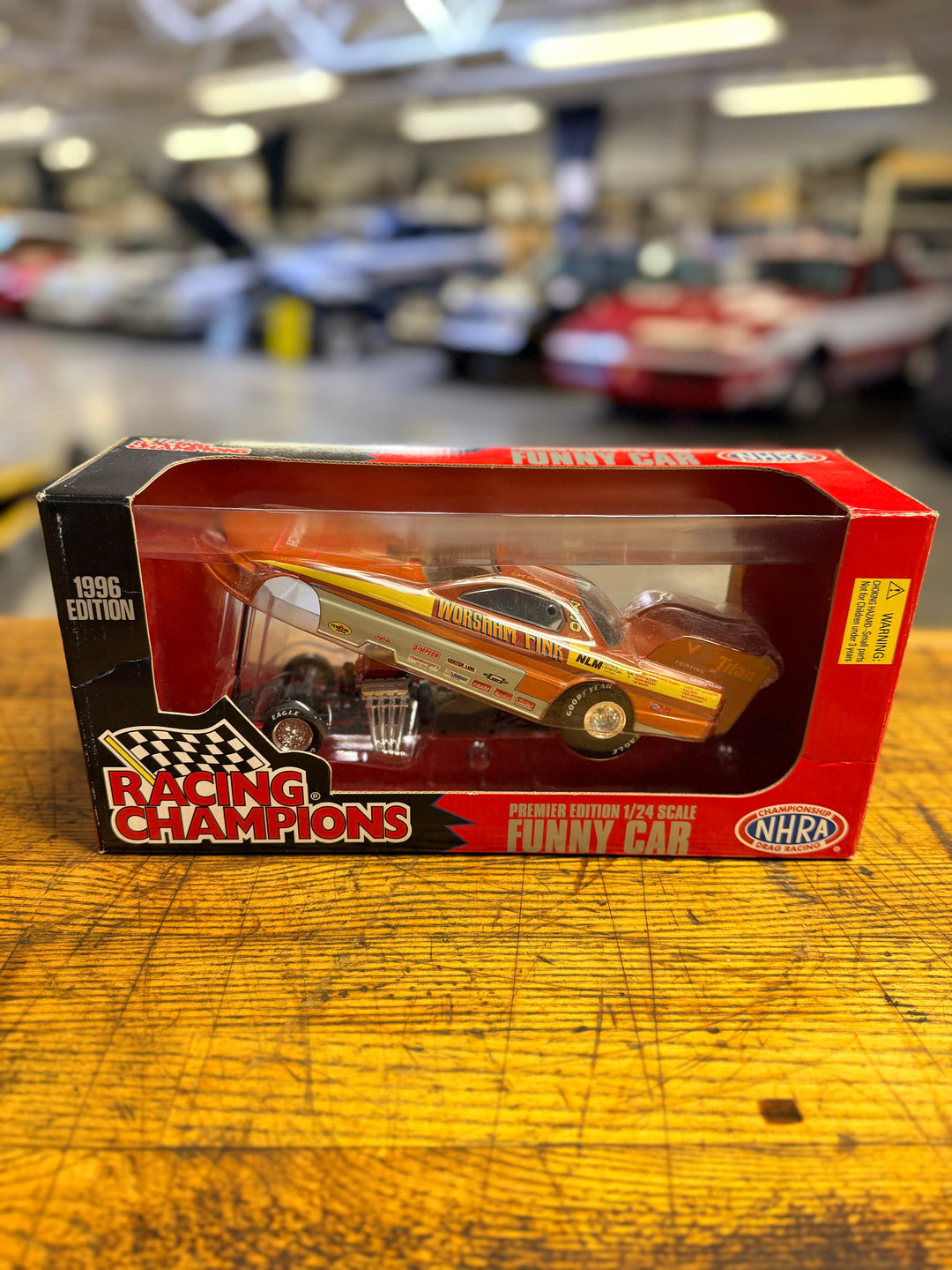 Del Worsham 1996 Worsham & Fink Funny Car Diecast – Racing Champions Premier Edition