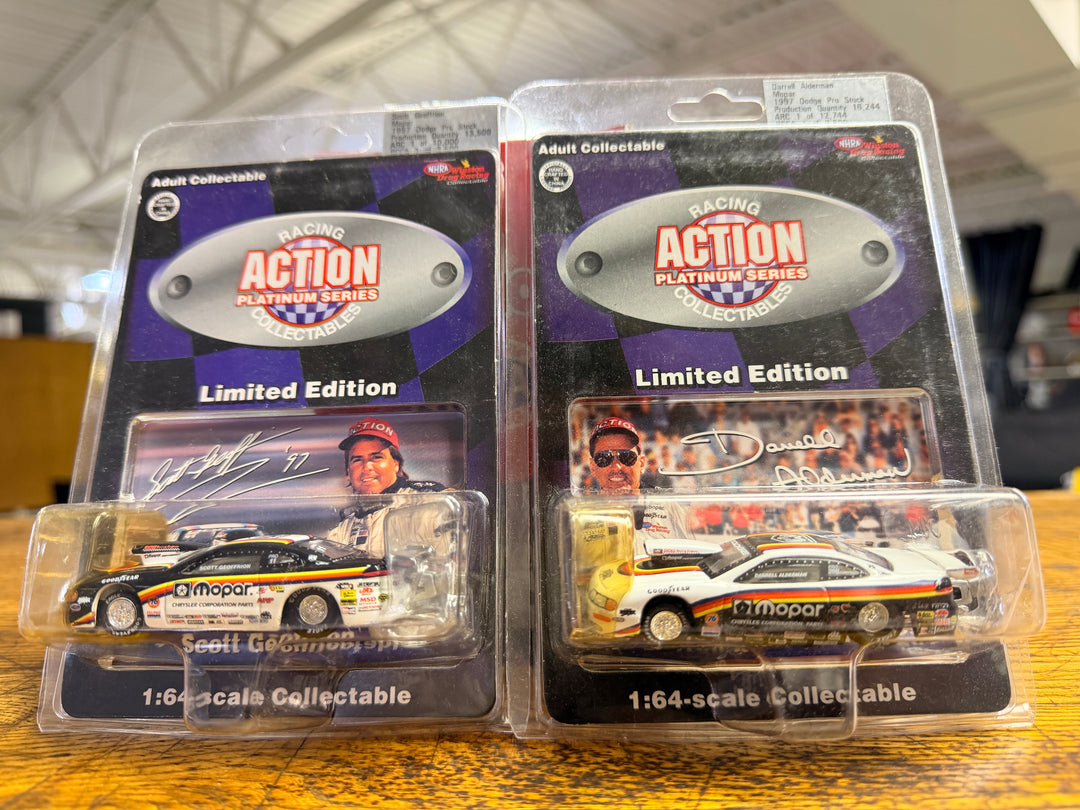 1997 Dodge Boys 1:64 Diecast 2-Pack – Darrell Alderman (1 of 12,744) & Scott Geoffrion Mopar Pro Stock NHRA