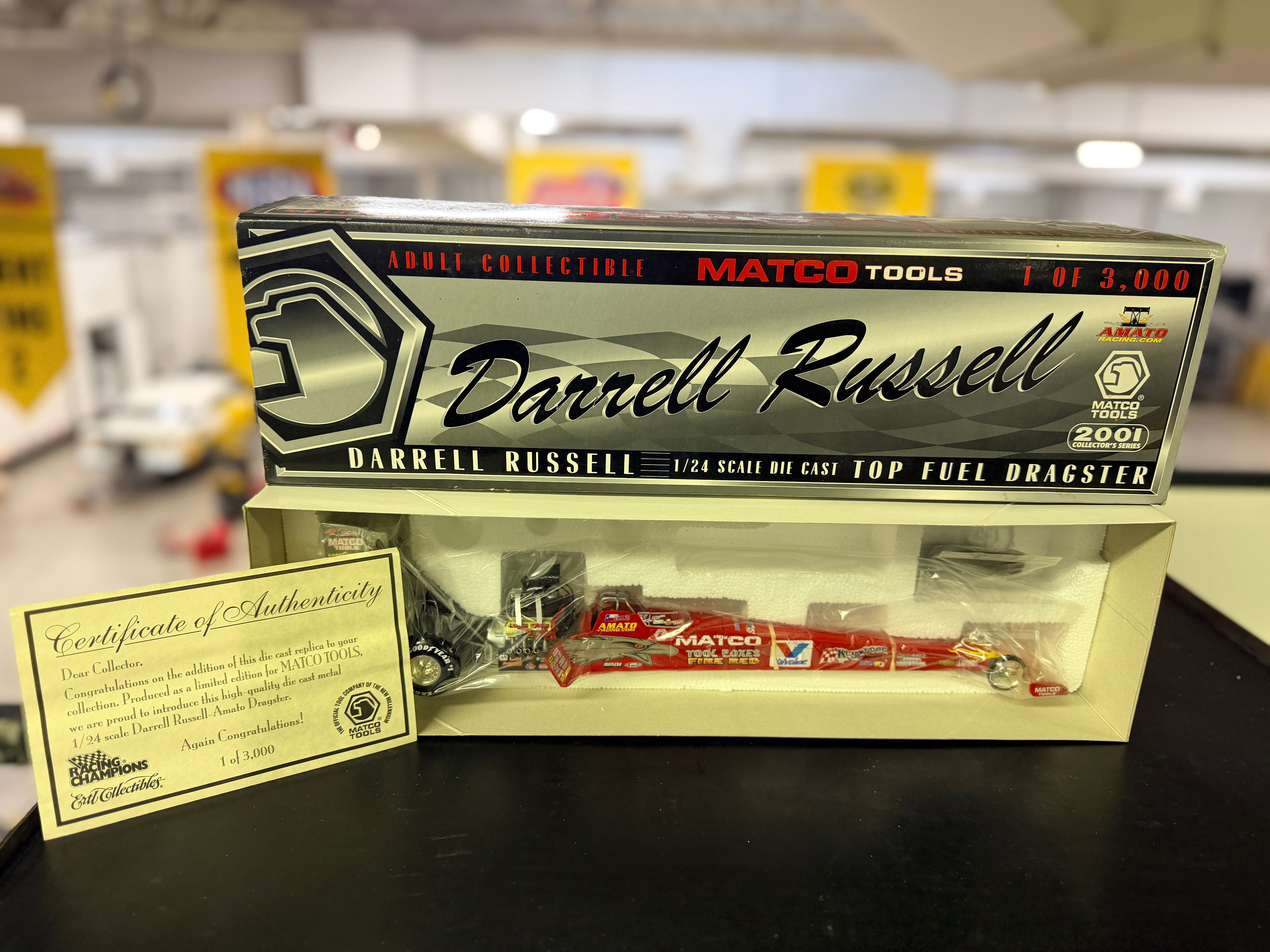 Darrell Russell 2001 Matco Tools Top Fuel Dragster 1:24 Diecast – Rook ...