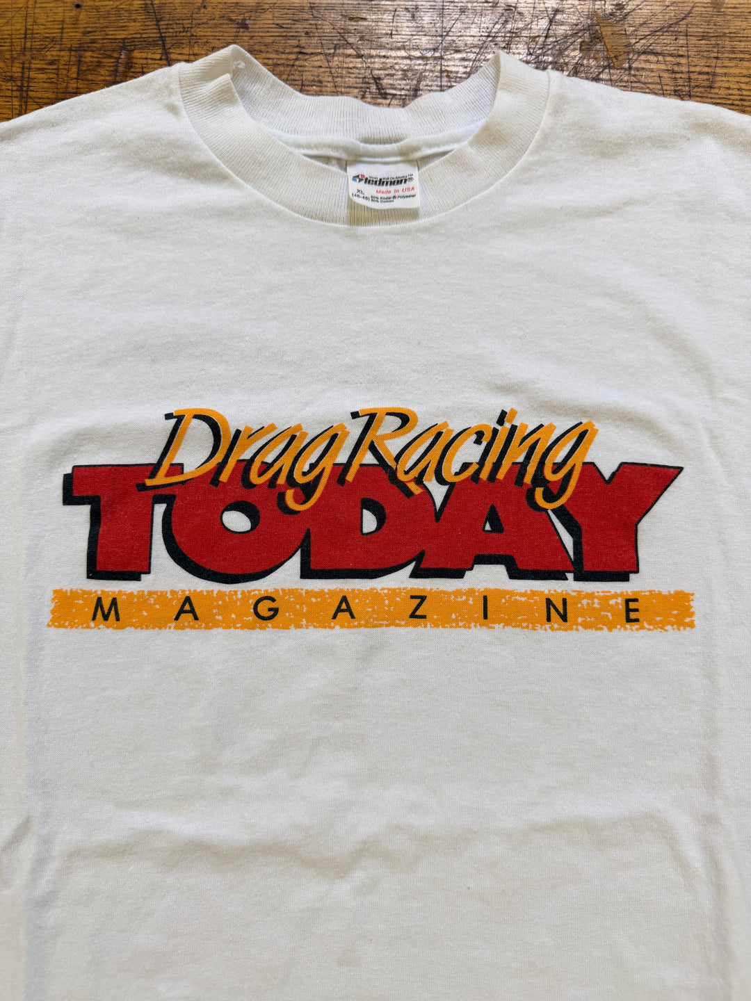 Vintage 90s Drag Racing Today Magazine Tee (XL)