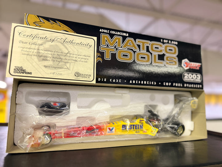 Darrell Russell 2003 Bilstein Top Fuel Dragster 1:24 Diecast – Racing Champions (1 of 2000 w/ COA)