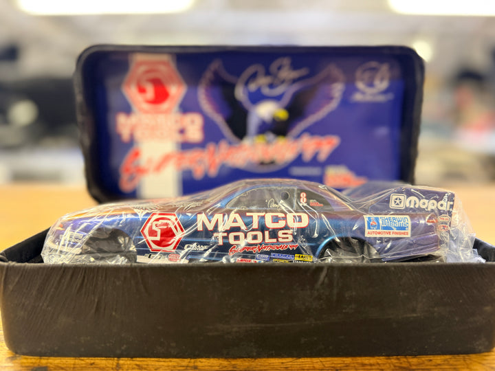Dean Skuza 1999 Matco Tools Supernationals Funny Car 1:24 Diecast – Leather Case Edition Racing Champions