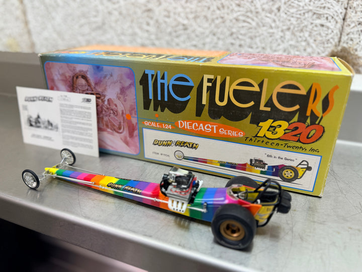 Jim Dunn Rainbow Fueler 1969 Top Fuel Dragster 1:24 – Rare NHRA Diecast 1 of 3,500
