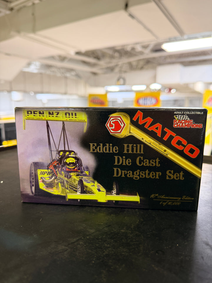 Eddie Hill 4-Second Top Fuel Diecast Set (1 of 10,000) – Rare 1:64 NHRA Drag Racing Collectible