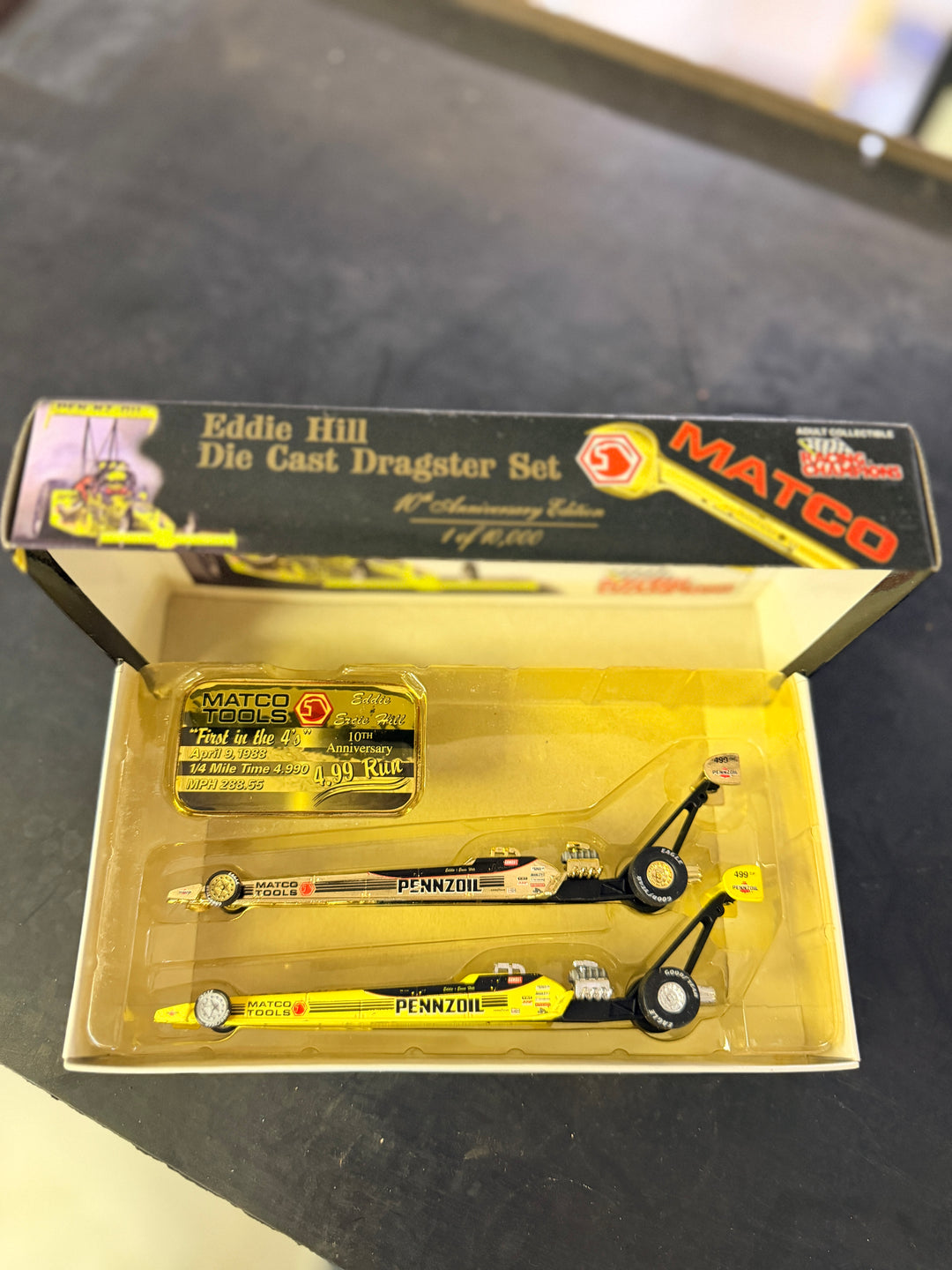 Eddie Hill 4-Second Top Fuel Diecast Set (1 of 10,000) – Rare 1:64 NHRA Drag Racing Collectible