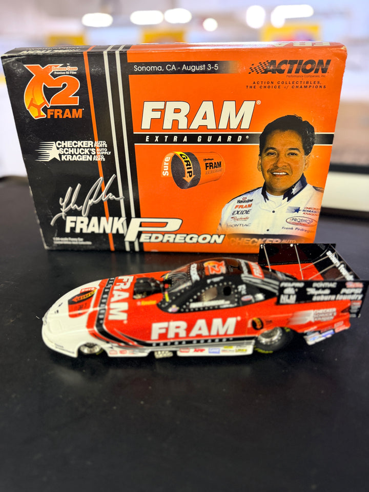 Frank Pedregon FRAM 2001 Pontiac Funny Car 1:24 Action ARC Diecast NHRA Collectible w/ Box (1 of 3,504)