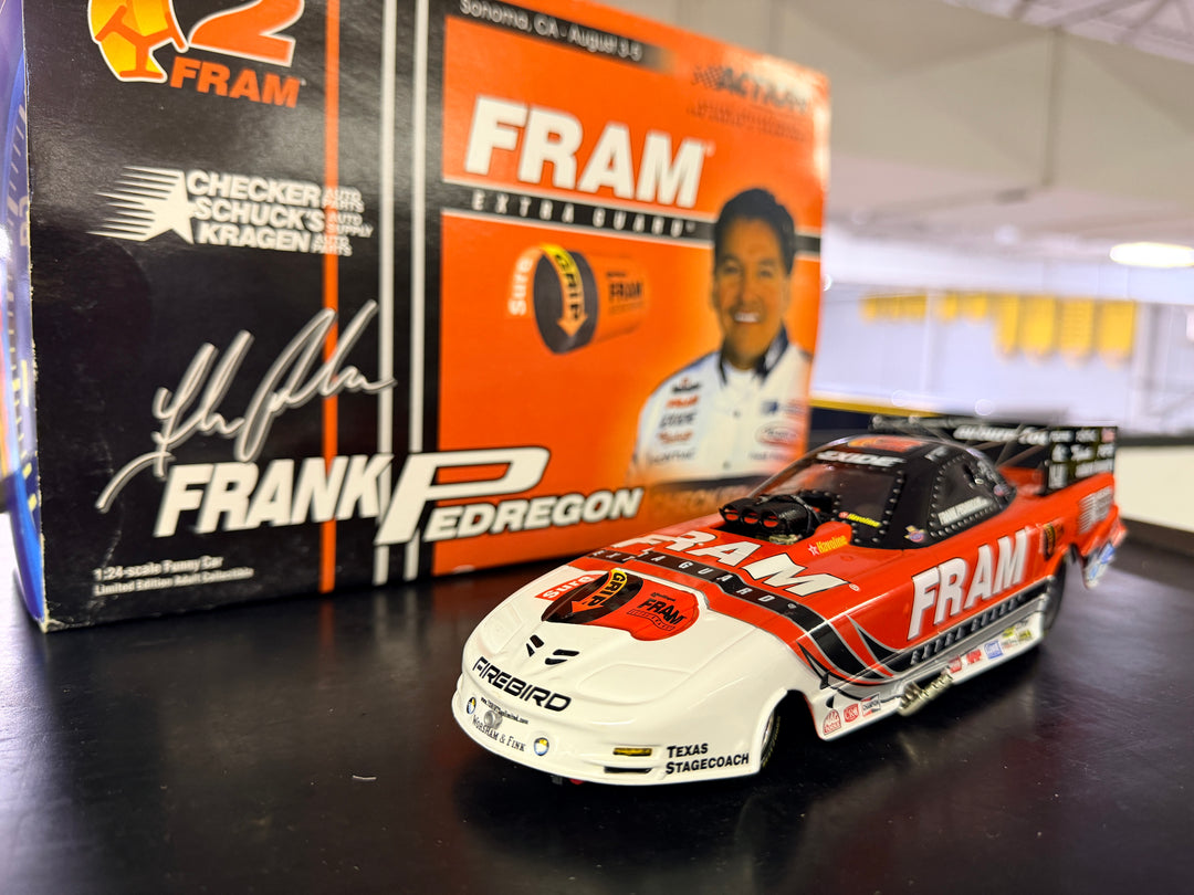 Frank Pedregon FRAM 2001 Pontiac Funny Car 1:24 Action ARC Diecast NHRA Collectible w/ Box (1 of 3,504)