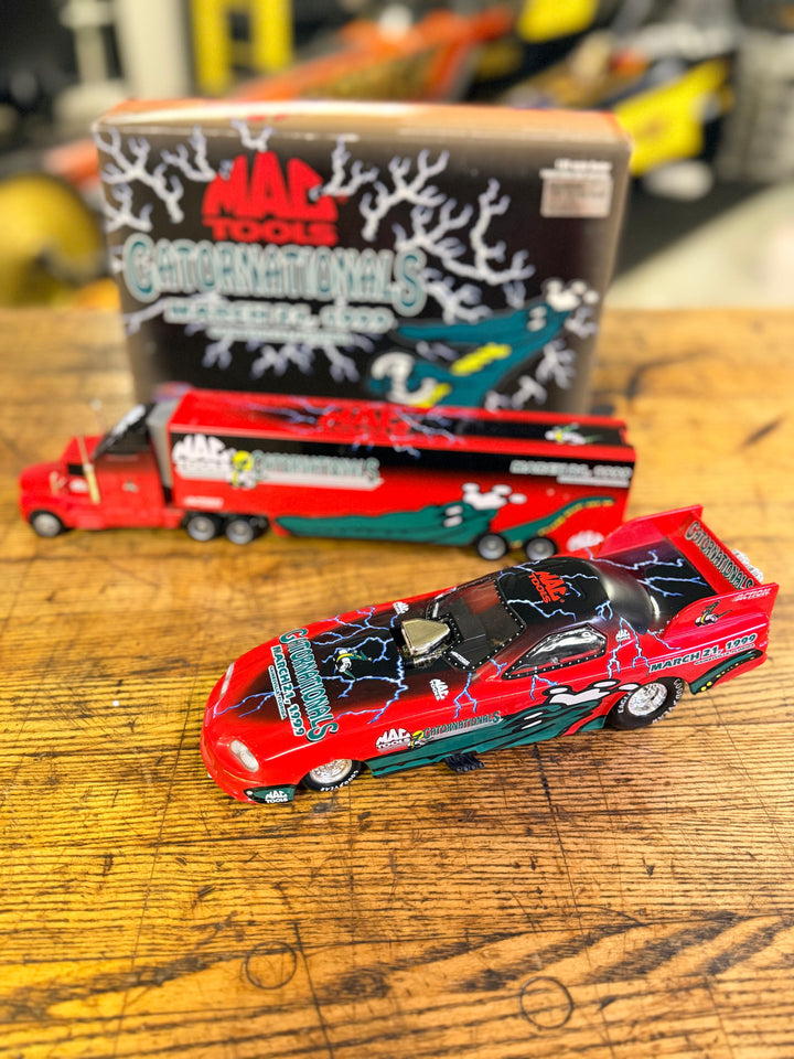 1999 NHRA Gatornationals Diecast Set – Aeromax Hauler & 1999 Camaro Funny Car (Limited Edition)