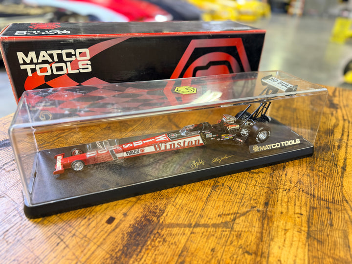 Gary Scelzi 1999 Matco Tools “No Bull” Top Fuel Dragster 1:24 Diecast – Action Collectibles w/ Display Case
