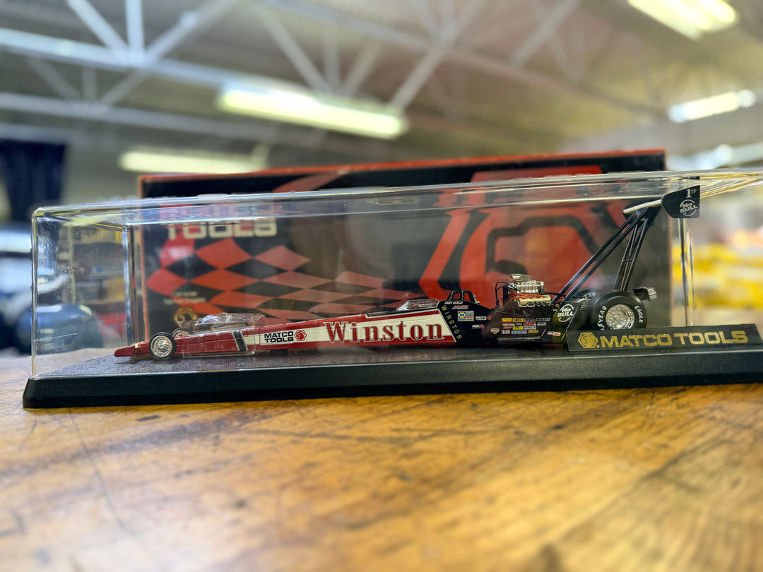 Gary Scelzi 1999 Matco Tools “No Bull” Top Fuel Dragster 1:24 Diecast – Action Collectibles w/ Display Case
