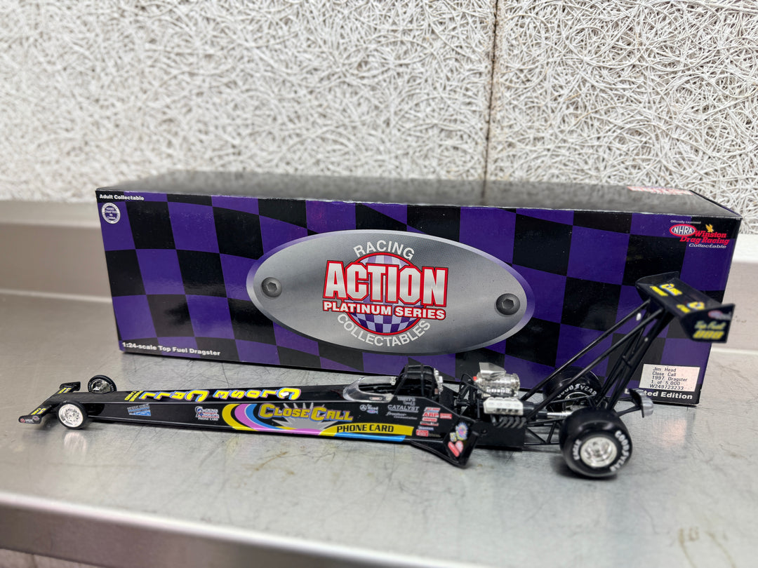 Jim Head Close Call 1997 Top Fuel Dragster 1:24 Diecast – NHRA Action 1 of 5000