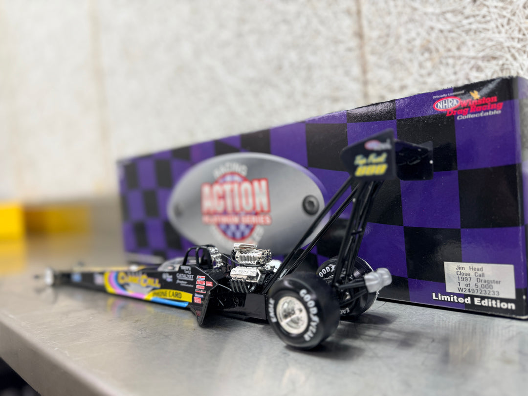 Jim Head Close Call 1997 Top Fuel Dragster 1:24 Diecast – NHRA Action 1 of 5000