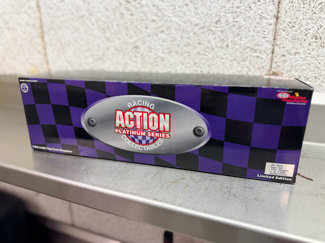 Jim Head Close Call 1997 Top Fuel Dragster 1:24 Diecast – NHRA Action 1 of 5000