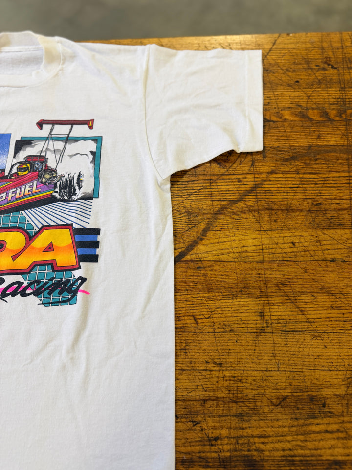 Vintage 1990 IHRA Top Fuel Drag Racing T-Shirt XL Single Stitch 90s Graphic Tee