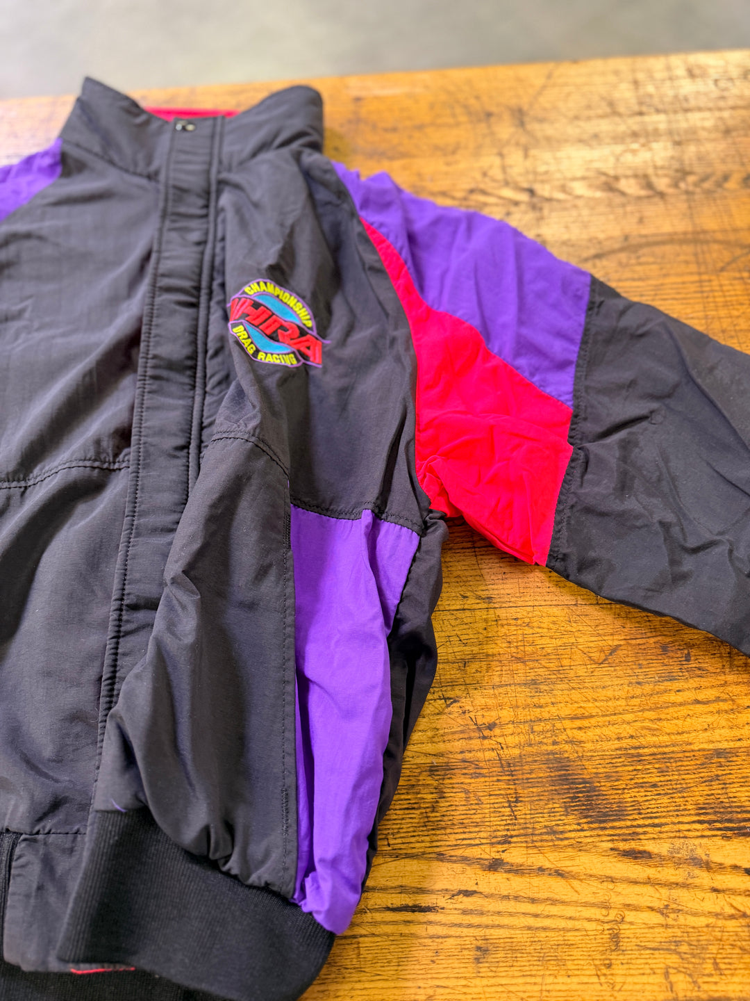 Vintage 90s IHRA Drag Racing Colorblock Windbreaker Jacket Large – Revelry1