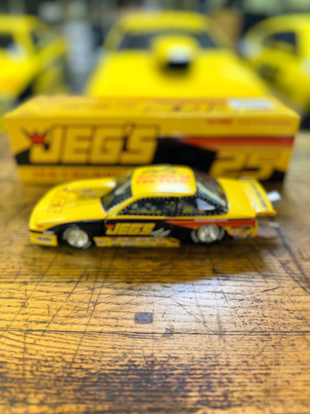 Autographed Jeg Coughlin Jr 1998 Rookie of the Year Oldsmobile Cutlass NHRA Pro Stock Diecast