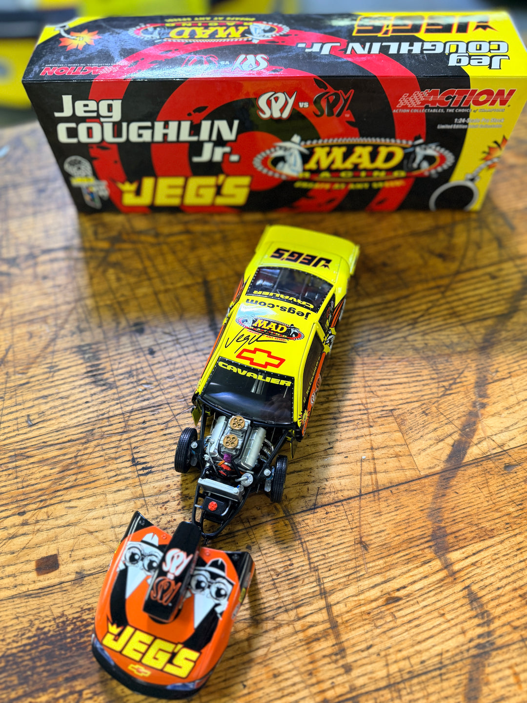 Signed 2004 Jeg Coughlin Jr Spy vs Spy Diecast 1:24 – Limited Edition 1 of 1880 (Mint)