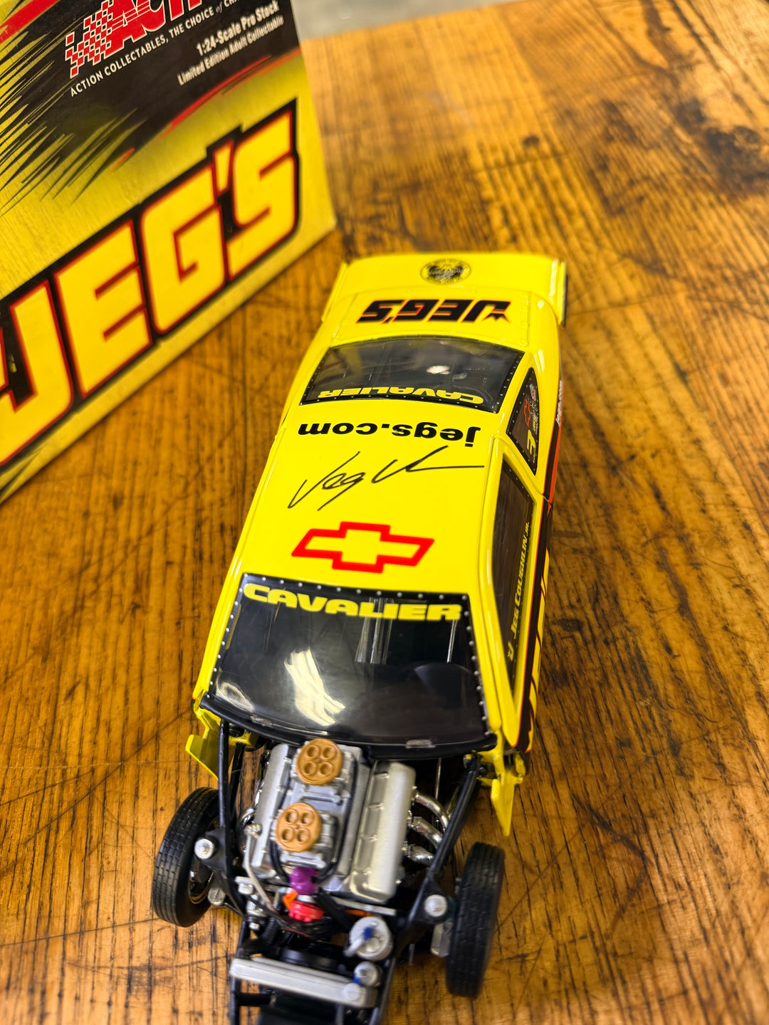Autographed Jeg Coughlin Jr Jegs 2004 Chevy Cavalier Pro Stock 1:24 Diecast – Limited 1 of 2008