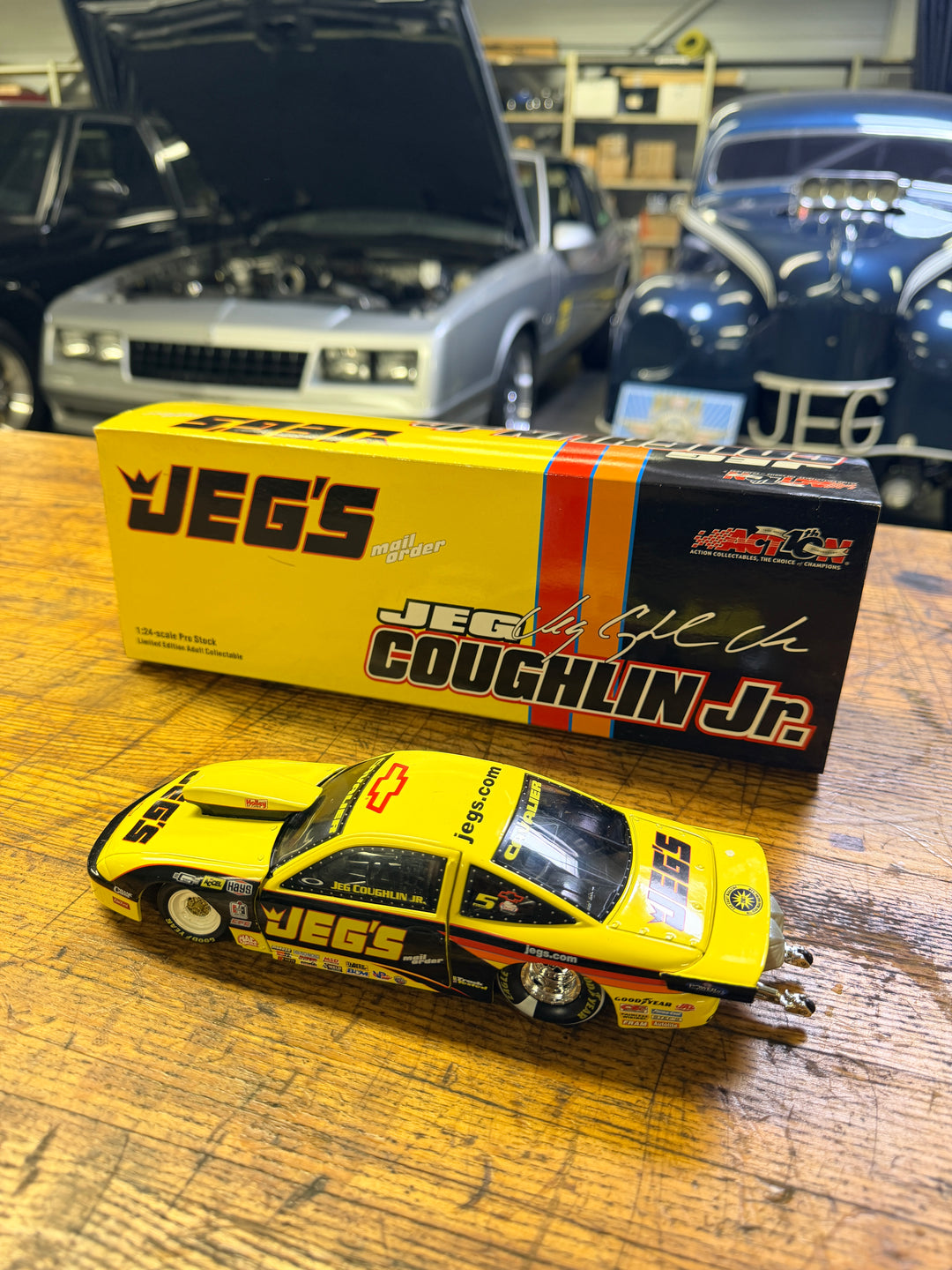 2002 Jeg Coughlin Jr JEGS Pro Stock Chevy Cavalier 1:24 Action Diecast NHRA Champion (BNIB 1/4456)