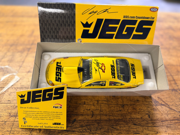 Autographed Jeg Coughlin Jr 2007 JEGS Countdown Pro Stock 1:24 Diecast – 1 of 1,254 RC2