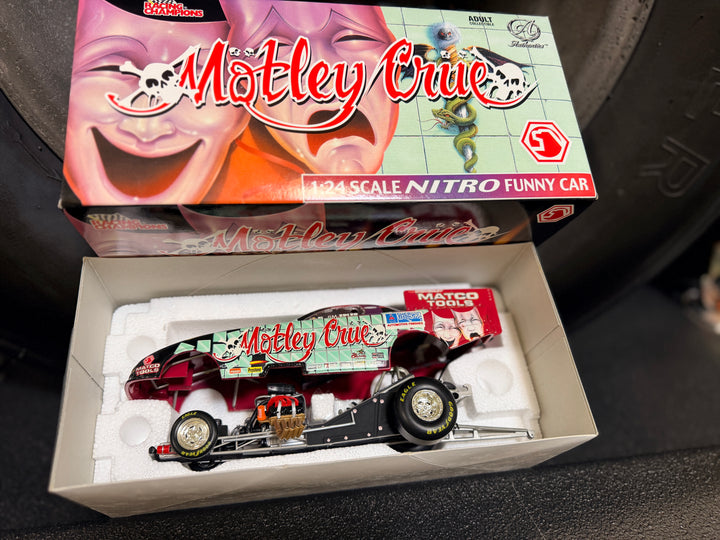 Jim Epler 2001 Motley Crue Nitro Funny Car 1:24 Diecast – Racing Champions (Rare NHRA)