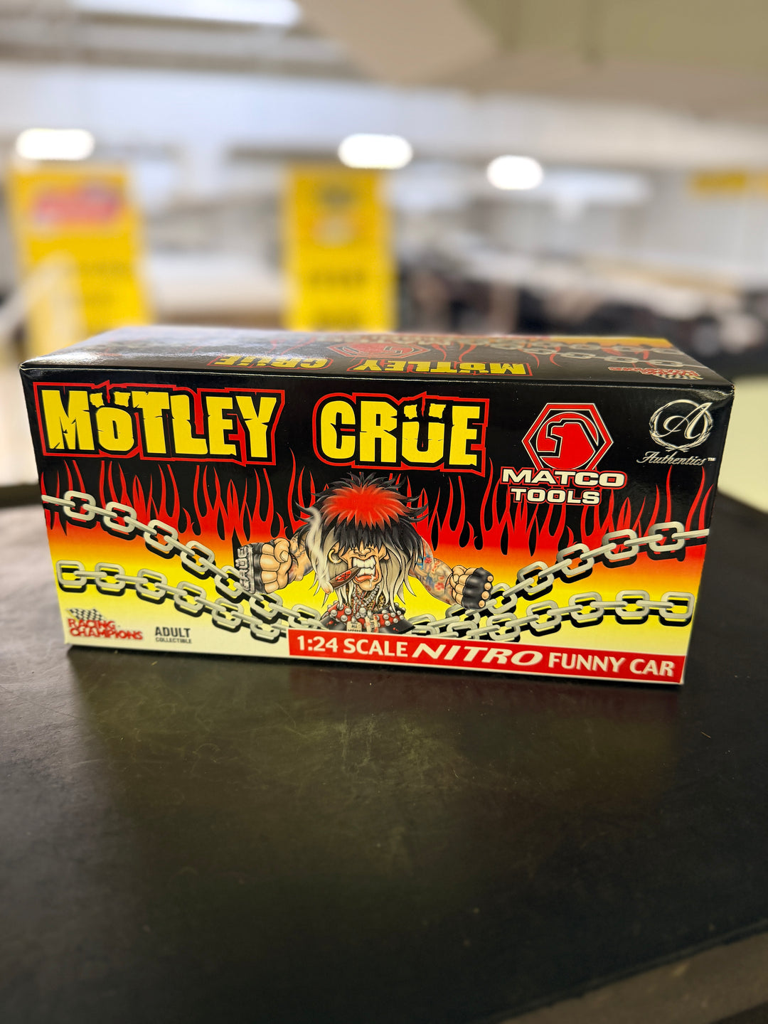 Jim Epler 2001 Motley Crüe Chevy Camaro Funny Car 1:24 Diecast – NHRA Collectible | 1 of 3000
