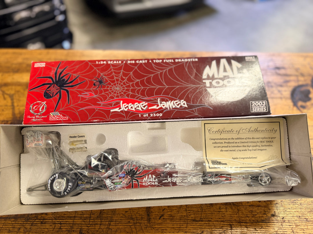 Jesse James Mac Tools Top Fuel Dragster 1:24 – 1 of 2,500 Racing Champions NHRA Diecast
