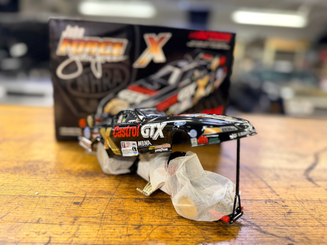 John Force Castrol GTX 10X Champion 2001 Mustang Funny Car 1:24 Diecast – Action NHRA
