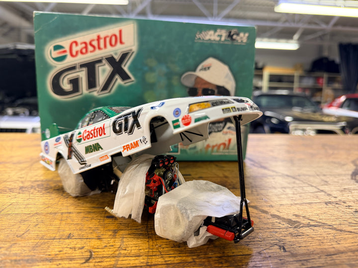 John Force Castrol GTX 2002 Ford Mustang Funny Car 1:24 Diecast – Action Collectibles NHRA