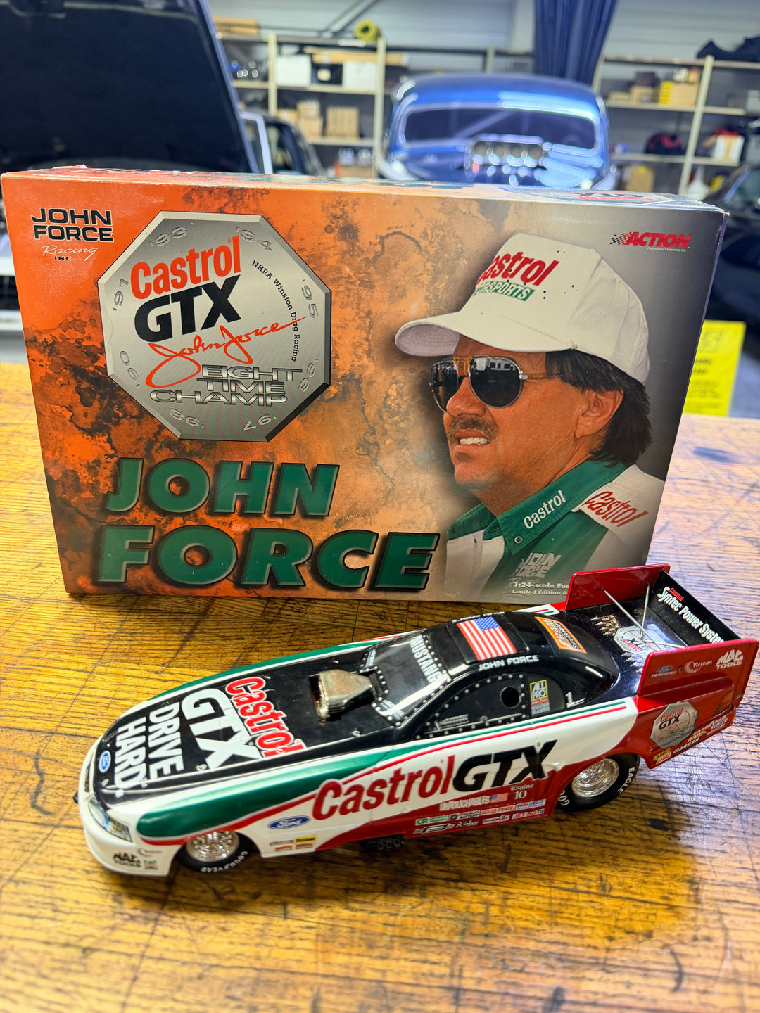John Force 1999 GTX 8x Champ Ford Mustang Funny Car 1:24 – 1 of 5,004 NHRA Diecast