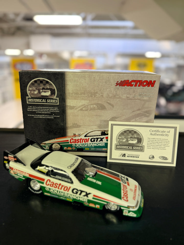 John Force 1991 Jolly Rancher Oldsmobile Funny Car 1:24 – 2006 Action/Lionel NHRA Diecast